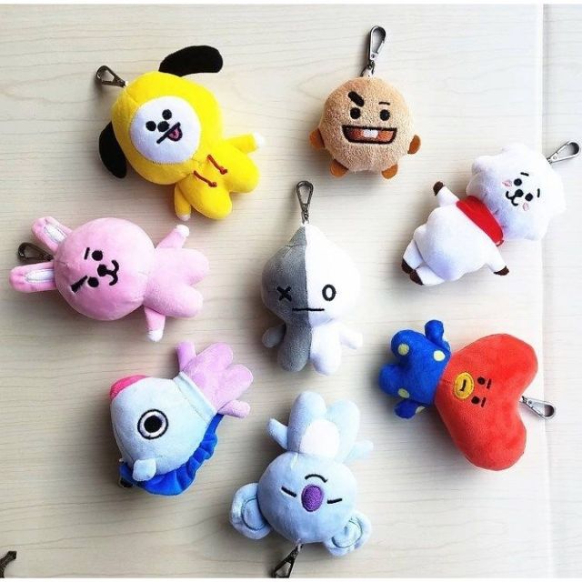 Móc khóa bông BT21 siêu xinh món quà cho ARMY