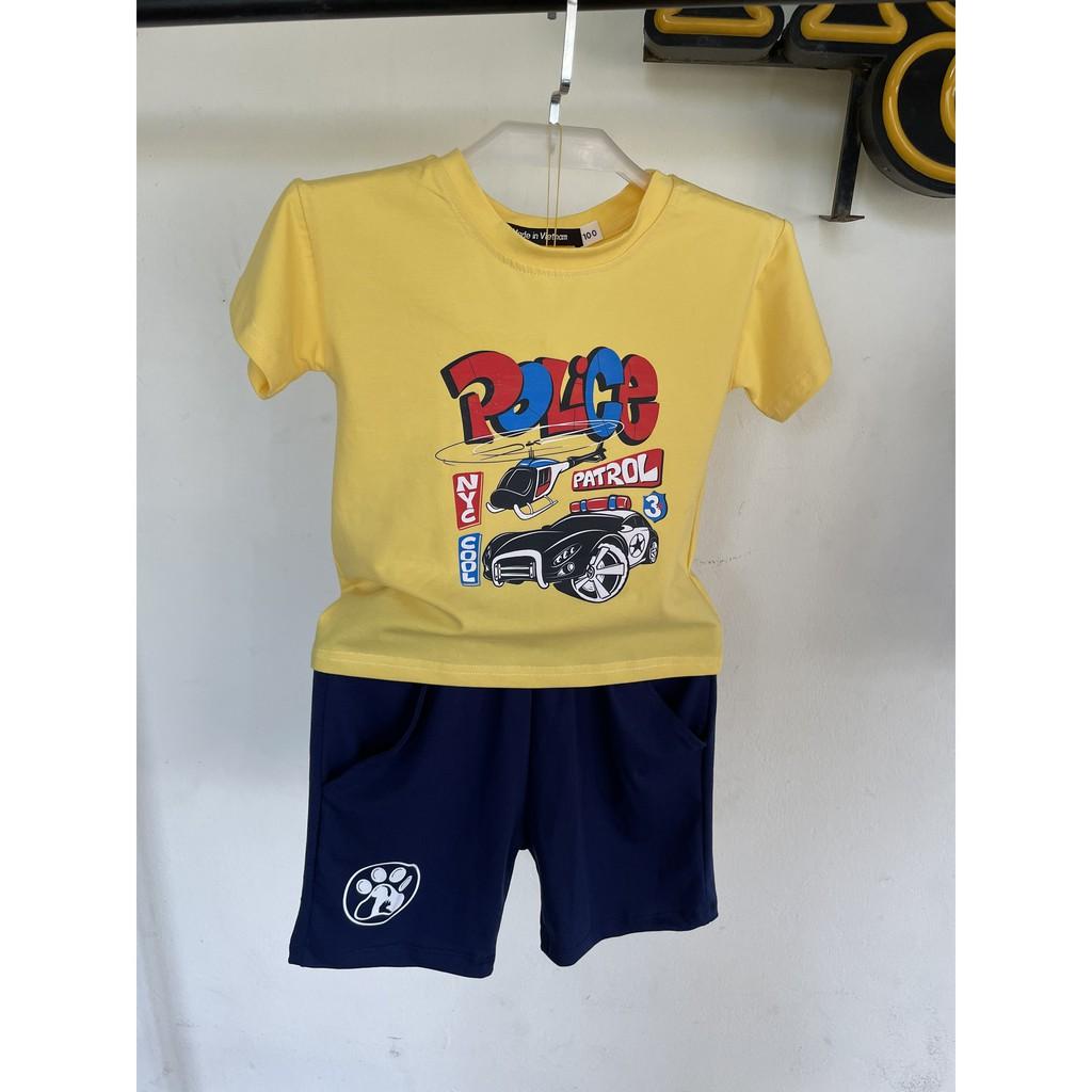 Áo thun trẻ em nam cotton 100% các màu : Mã 055