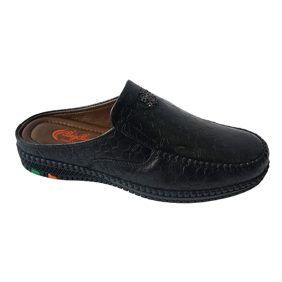 Dép Bít Mũi Nam Da Bò Thật Cao Cấp HKT347