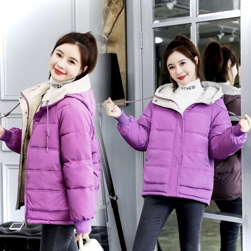 ÁO KHOÁC PHAO NỮ 3 LỚP NÓN THÊU