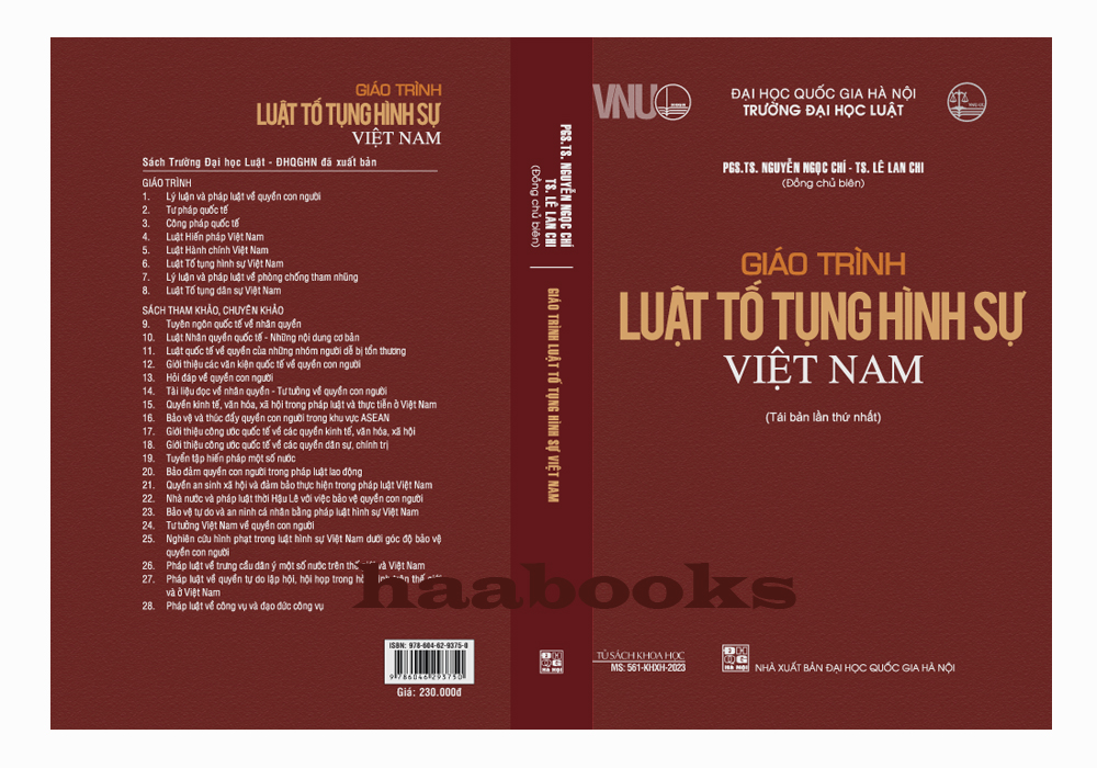 Giáo trình luật tố tụng hình sự Việt Nam