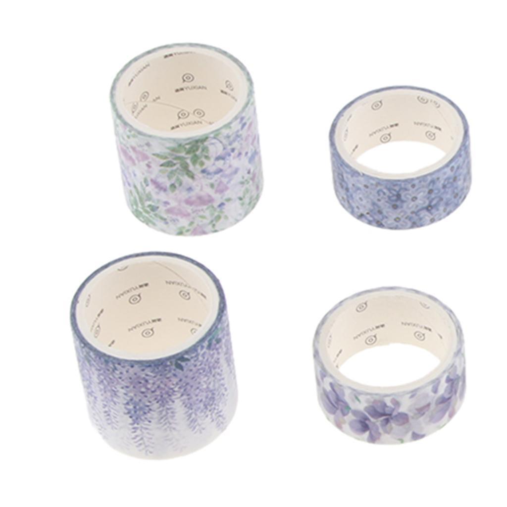 10 Rolls Washi Masking Tape Set, Great for DIY Decor Scrapbooking Sticker Masking Paper Decoration Tape Adhesive School Supplies