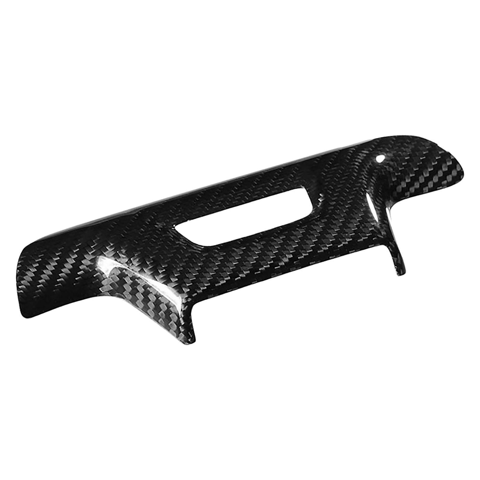 Carbon Fiber Steering  Cover Decor Protective Cover with Hole