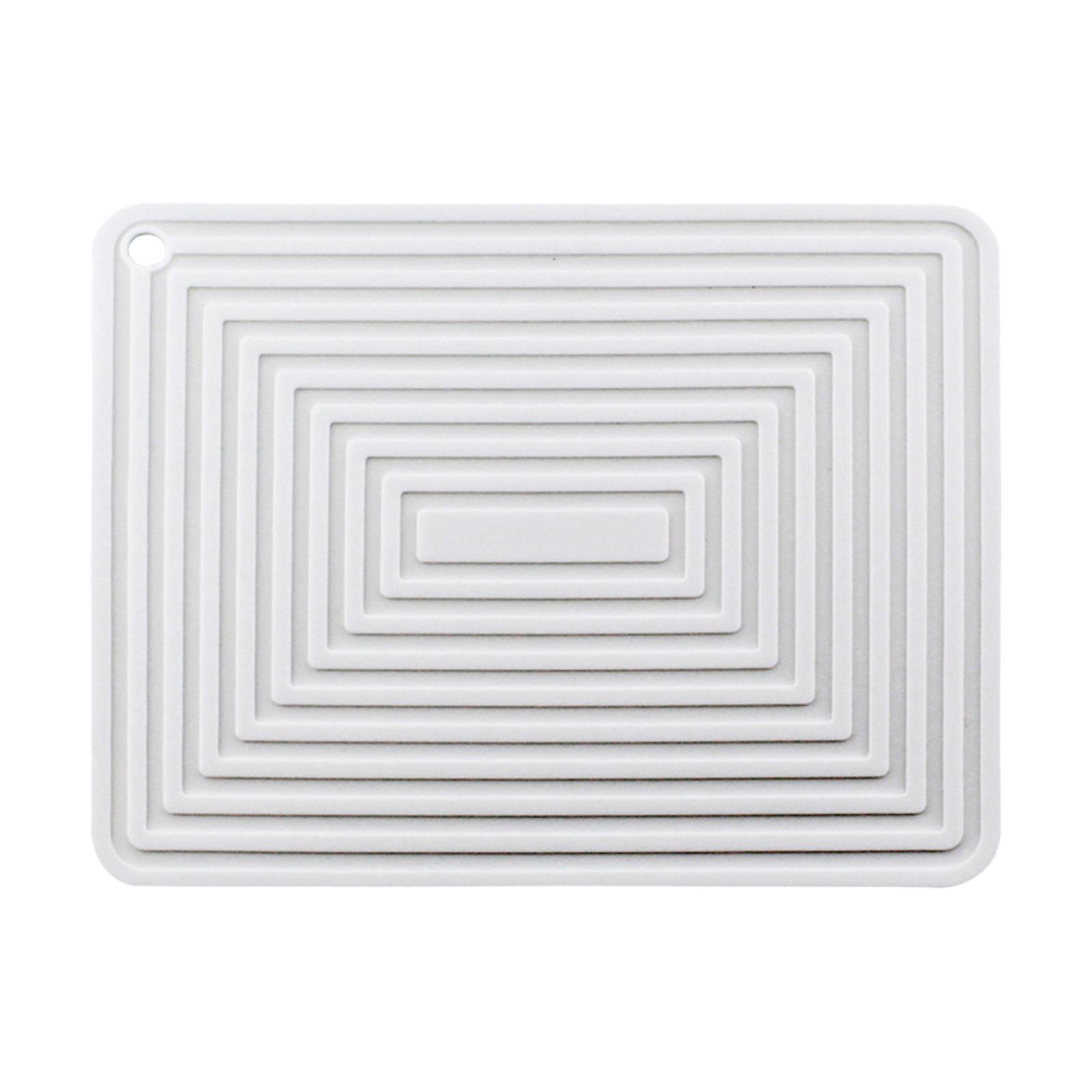Silicone Dish Drying Mat Heat Resistant Waterproof Dish & Utensil Draining Board Sink Cover