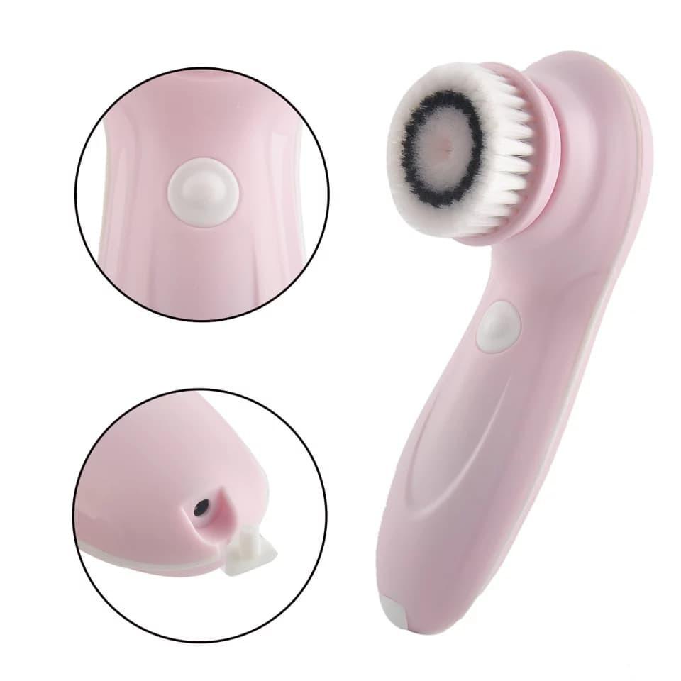 Máy rửa mặt Nhật Bản sóng siêu âm chạy pin DEEP CLEAN ULTRASONIC FACIAL CLEANSING DEVICE MNS062 - Sky