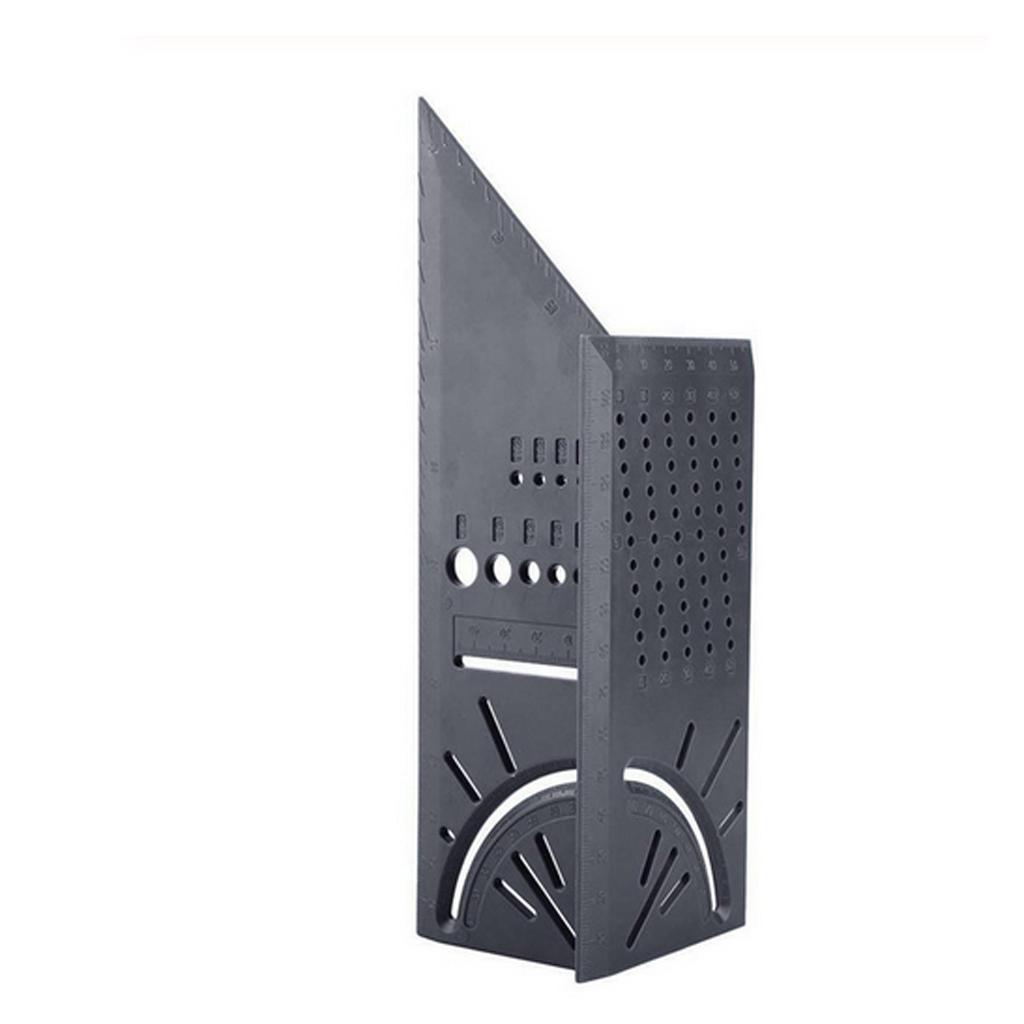3D Mitre Square Measuring Ruler + Contour Profile Gauge Tool