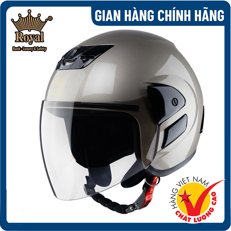 Nón bảo hiểm Royal M01 - Có kính- Hàng chính hãng