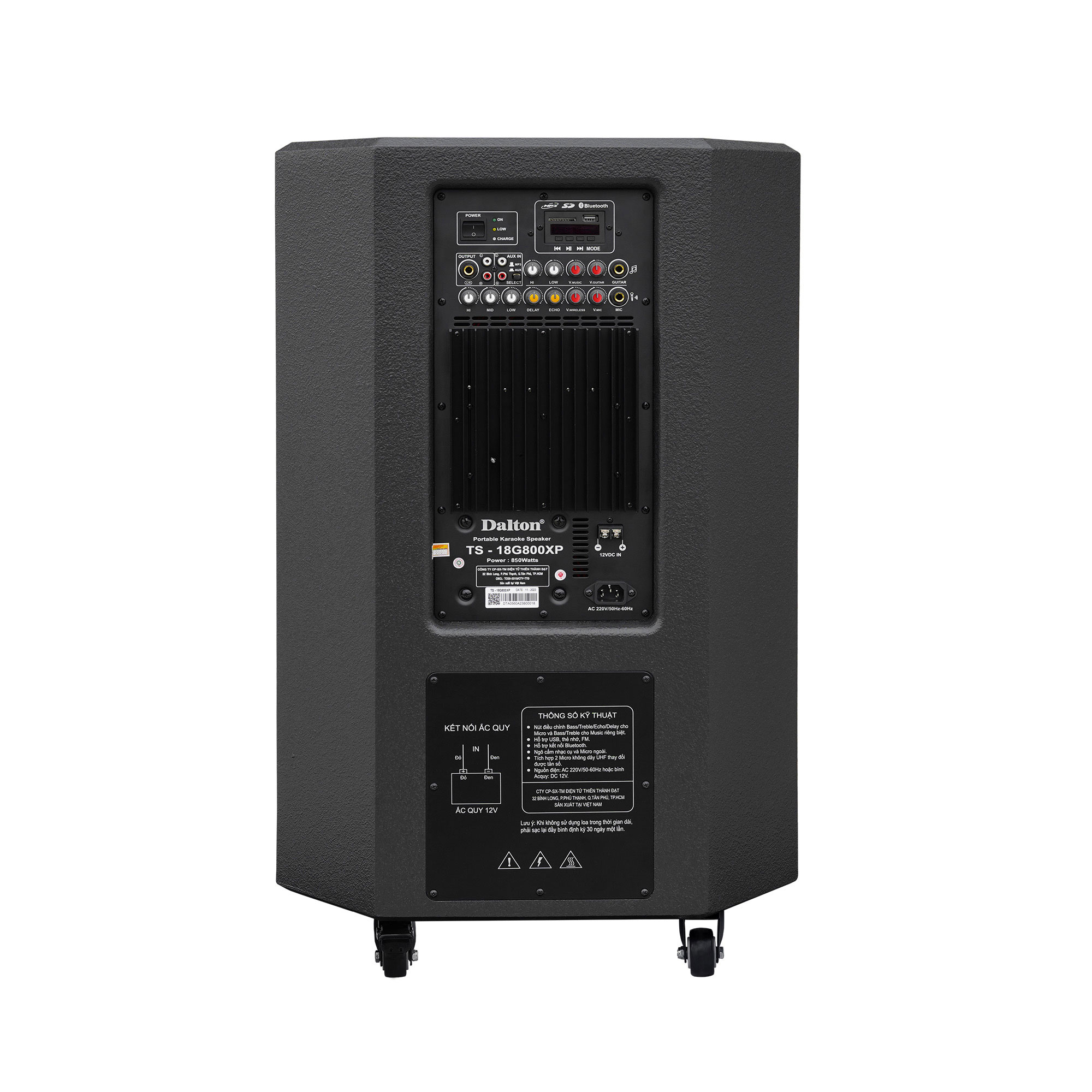 Loa karaoke công suất lớn TS-18G800XP bass 5 tấc, 850W. Loa DALTON 3 đường tiếng cực hay-Hàng chính hãng ( Sản xuất tại Việt Nam )- BH 12 THÁNG - HÀNG CHÍNH HÃNG