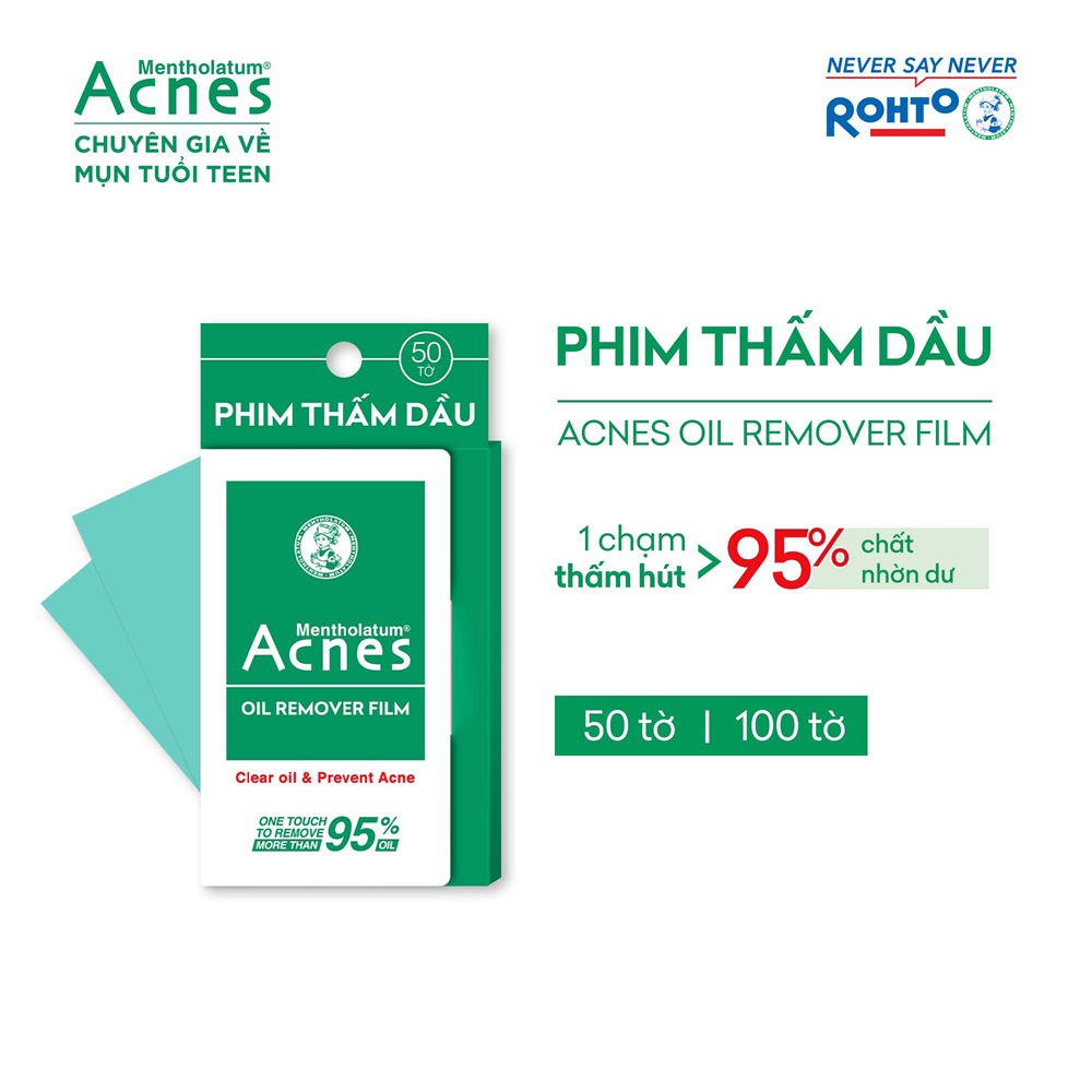 Phim Thấm Dầu Acnes Oil Remover Film (50 Tờ)