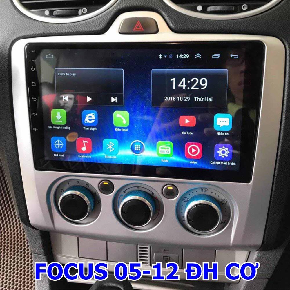 Màn Hình 9 inch Cho Xe FORD FOCUS 2005-2012, Đầu DVD Android Tiếng Việt Kèm Mặt Dưỡng Giắc Zin Xe FOCUS