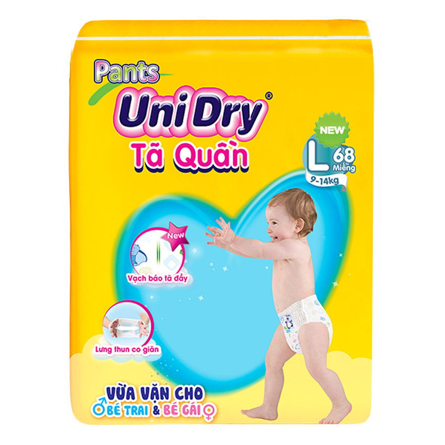 Combo 3 Tã Quần Unidry Ultra Jumbo L68 (68 Miếng)