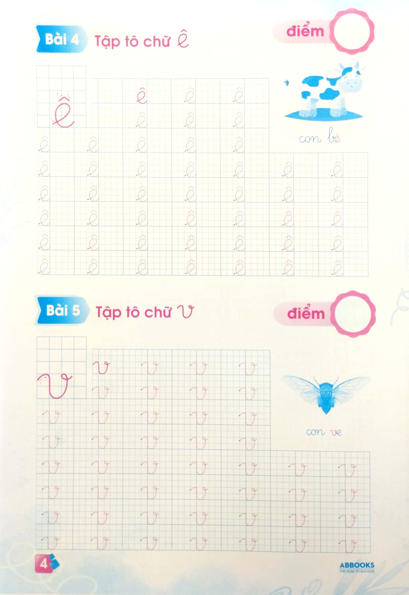 Tập Tô Chữ Cái Dành Cho 4-5 Tuổi