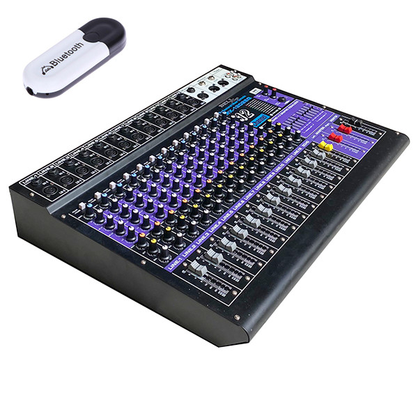 Mixer hay còn gọi là bàn trộn nhạc cho karaoke và nghe nhạc MX - 1202 EQ BellPlus (hàng chính hãng)