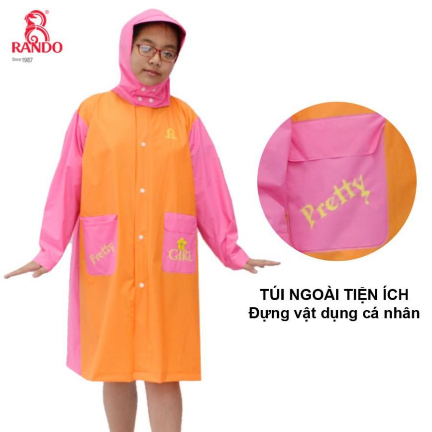 RANDO CHÍNH HÃNG CAO CẤP, MUA 2 CÁI TIẾT KIỆM 18K ÁO MƯA CHO TEEN PRETTY GIRL - RANDO