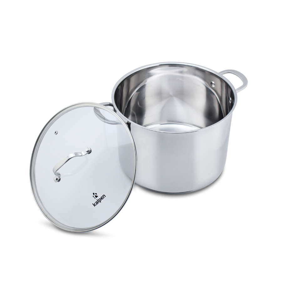 Nồi luộc gà Inox 304 cao cấp 5 đáy Kalpen size 28cm