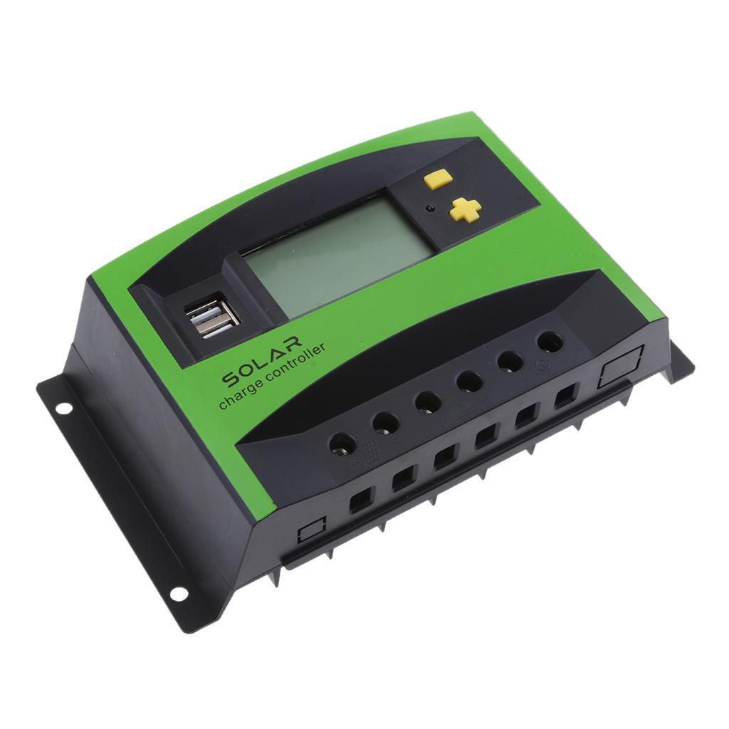 LCD Display Solar Panel Regulator Charge Controller Saving Energy 12V,40A