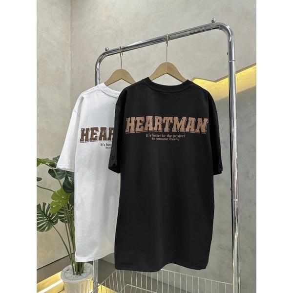 Áo thun tay lõ áo thun nam in hình 2 mặt HEART