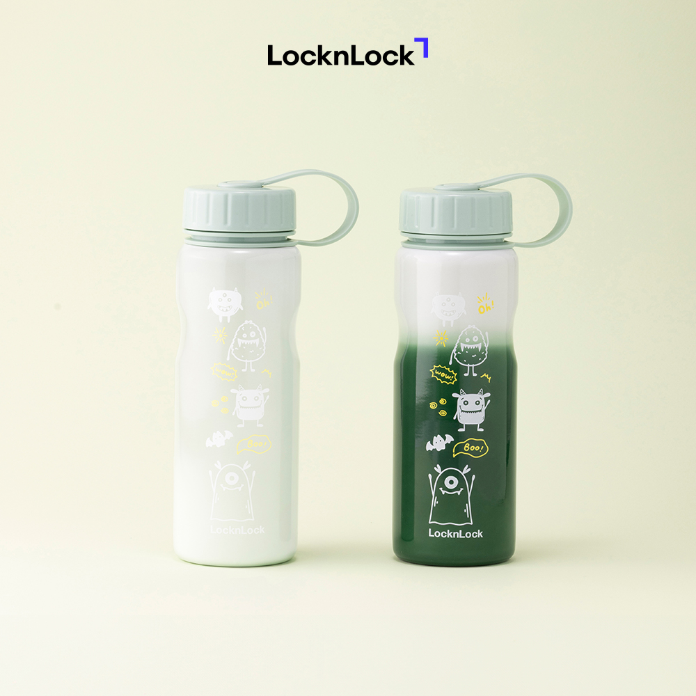 Bình nước bằng thép không gỉ LocknLock School Fit Switch Color - LHC7005MIT /  LHC7005VOL