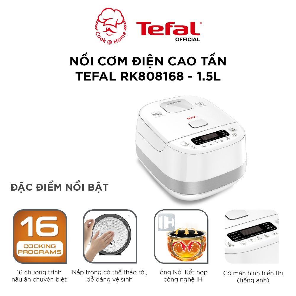 [THU HỒI VỐN] Nồi cơm điện tử cao tần Tefal RK808168 1.5L 1200W