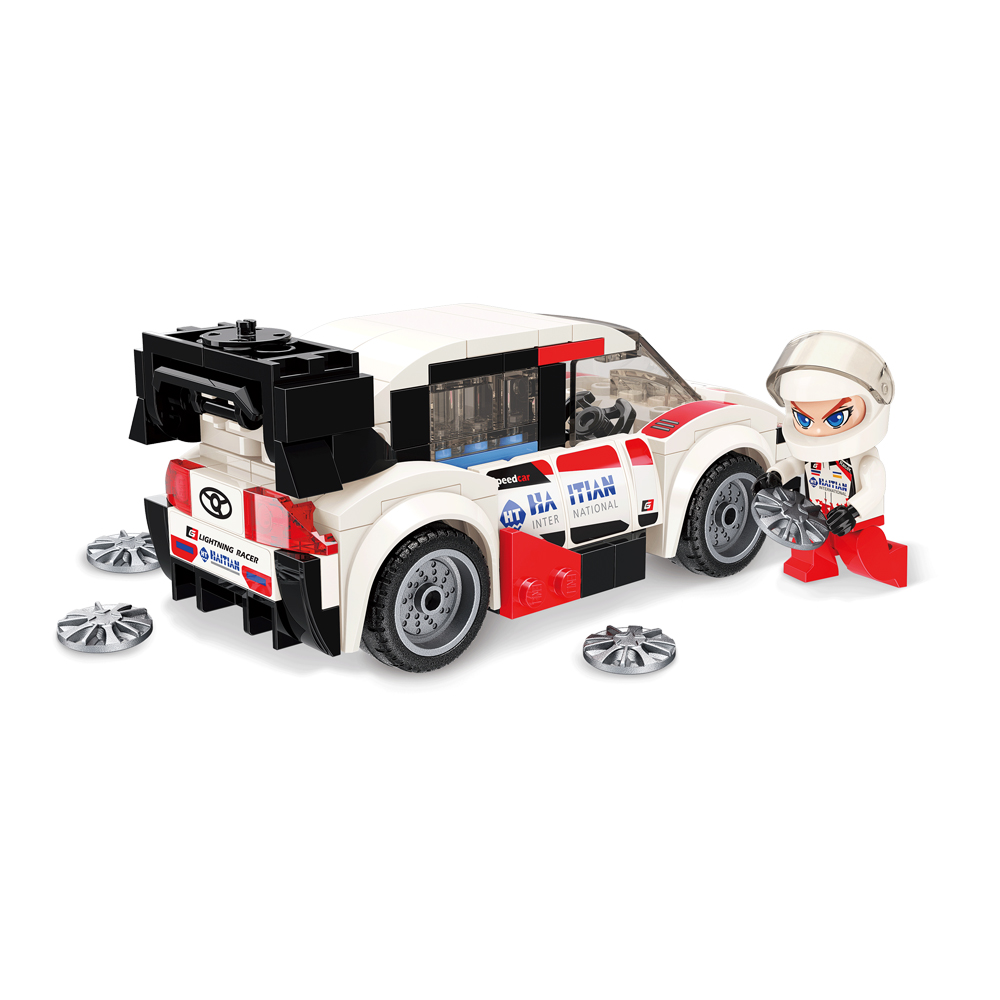 Đồ chơi lắp ráp Qman 4201-1 - Xe đua tốc độ aurora wrc-11