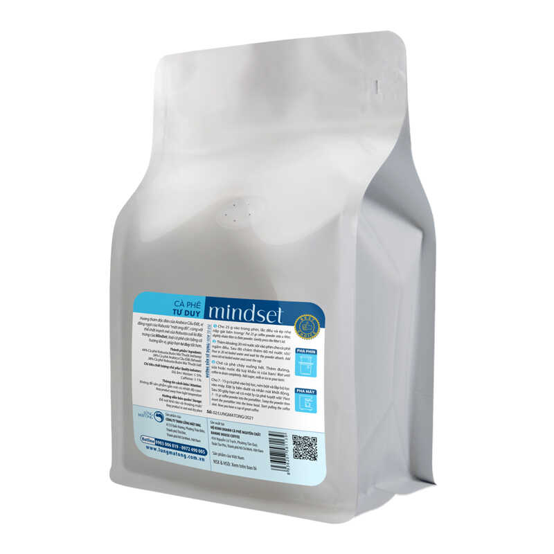 Cà phê phin nguyên chất mộc sạch BANDON MINDSET 250g đắng đậm, hậu ngọt, thơm mạnh - cà phê đặc sản