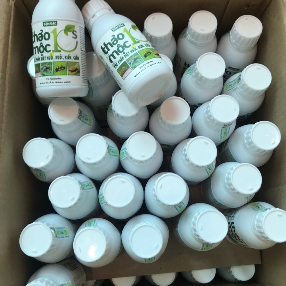 Chế phẩm diệt muỗi gián kiến ruồi Thảo mộc 10s đậm đặc chai 100ml