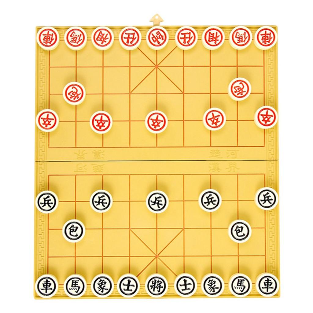 Bộ Cờ Tướng Kèm Bàn Cờ Kiêm Hộp Đựng Loại Lớn 42x42cm
