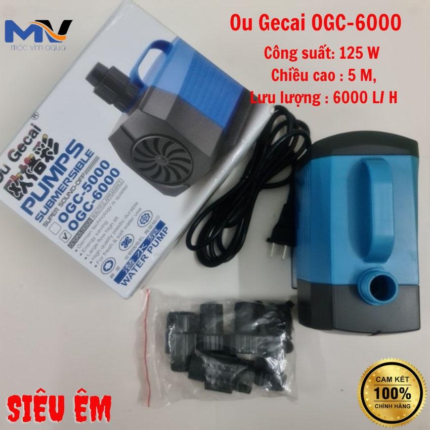 Máy bơm nước bể cá Ou Geca OGC-1000/2000/3000/4000/5000/6000 siêu êm