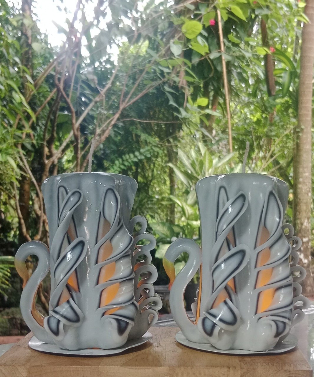 Nến thơm chạm khắc nghệ thuật Thiên Nga