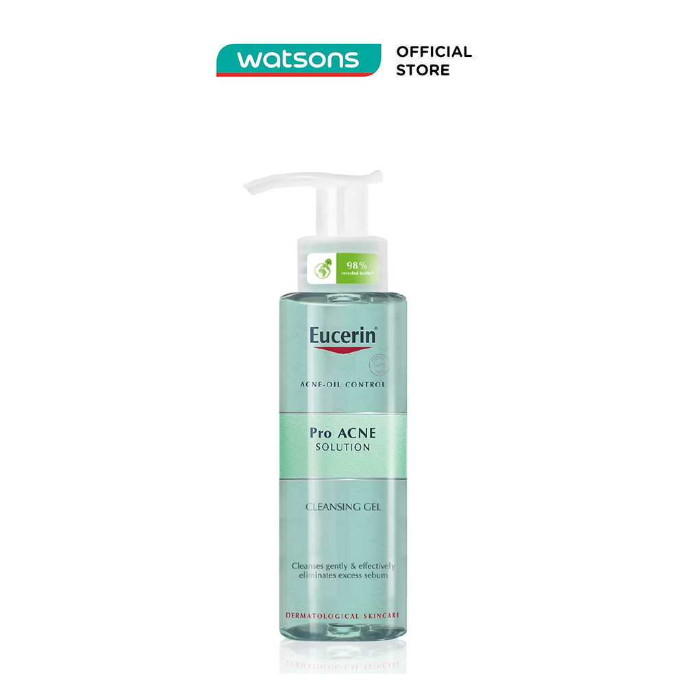 Gel Rửa Mặt Eucerin Giảm Mụn Proacne 200ml