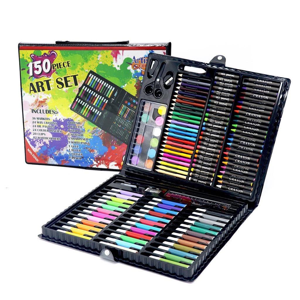 Bộ bút màu 150 chi tiết dành cho bé thoả sức sáng tạo
