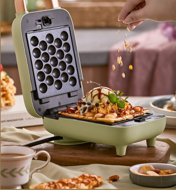 Máy Nướng Bánh Mỳ, Máy Kẹp Bánh Mỳ Sandwich-Waffle BEAR DBC-C06M1 Dung Tích 0.8 Lít, Công Suất 600 W - Hàng Chính Hãng