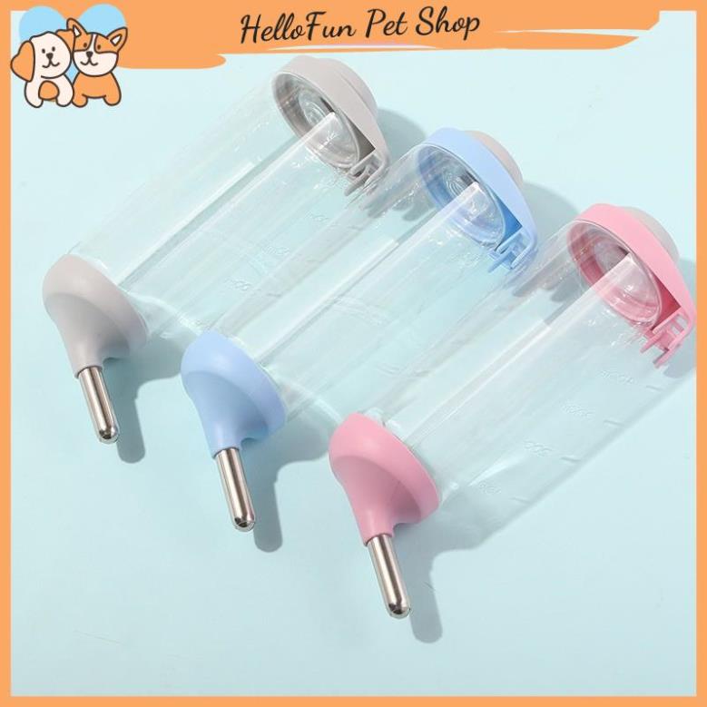 Bình nước tự động gắn chuồng cho thú cưng 500ml