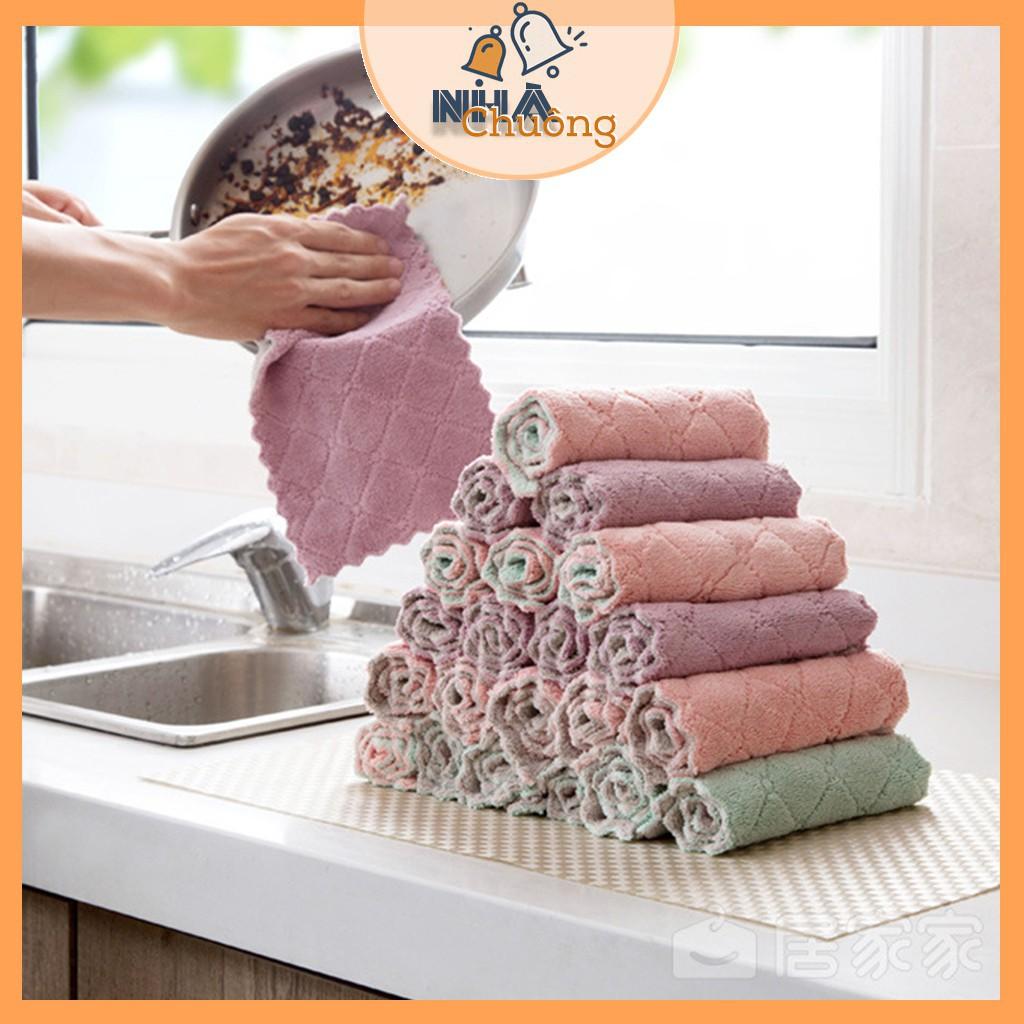 Khăn Lau 2 mặt thấm hút nước đa năng nhỏ gọn