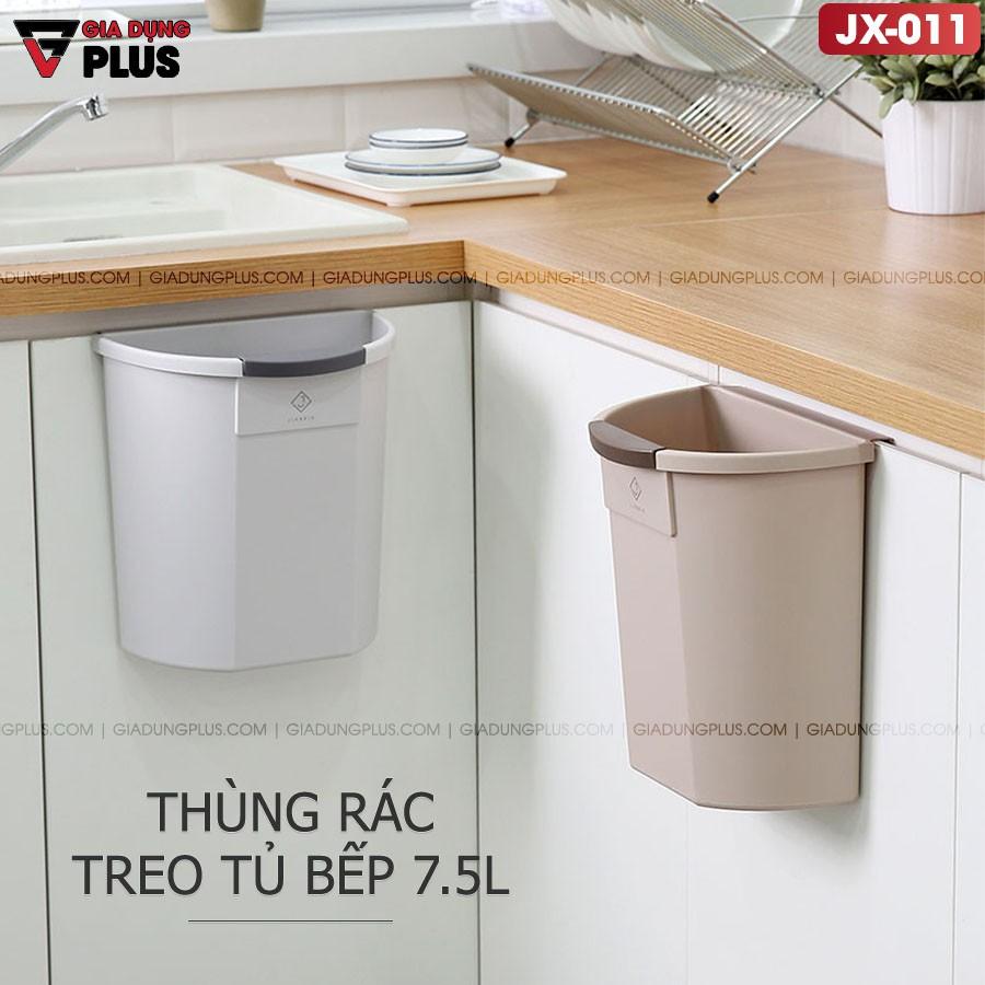 Thùng đựng rác treo cánh cửa tủ bếp đa năng 7.5L | Nhựa PP Cao Cấp | Jianxia