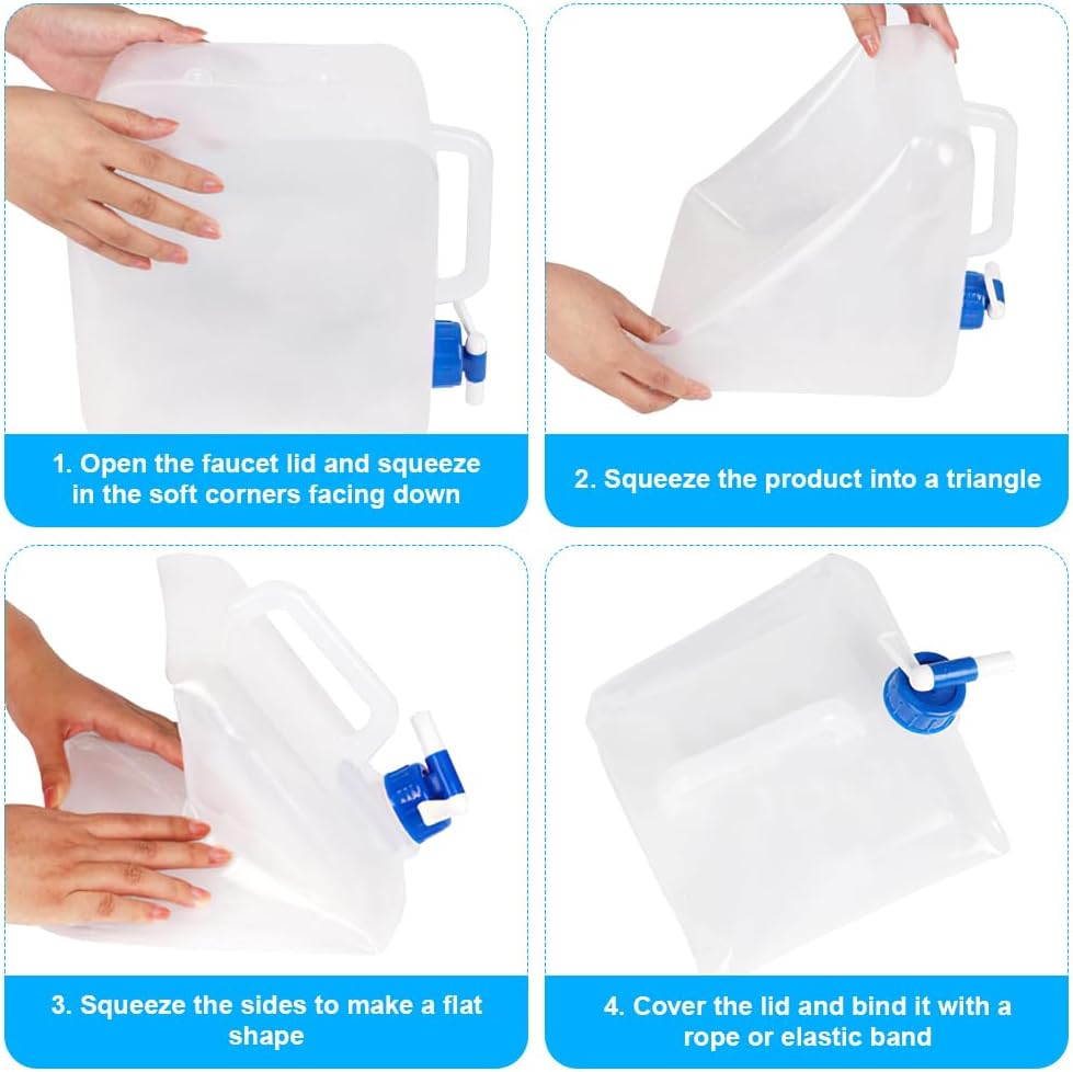 Bình Nước 5L Gấp Gọn Đa Năng Dễ Mang Theo Tiện Dụng