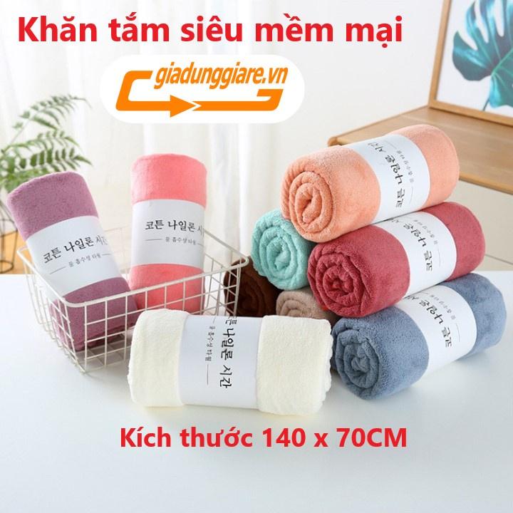 KHĂN TẮM HÀN QUỐC khăn quấn trẻ em cao cấp siêu mềm mịn dùng đa năng cho gia đình và khách sạn