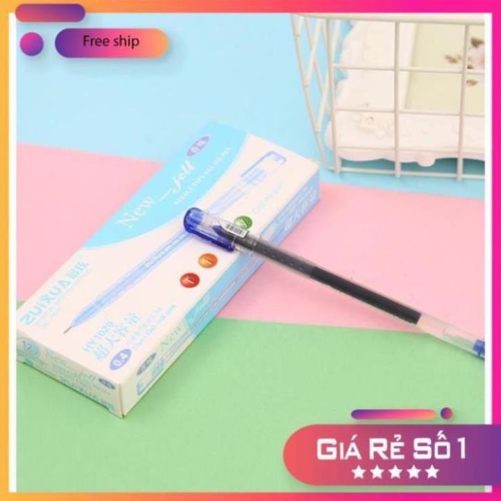 ️GIÁ TỐT️ Bút Mực Gel HY1020 - Nét 0.4mm - Mực Xanh/ Đen/ Đỏ Cho Học Sinh, Sinh Viên, Nhân Viên Văn Phòng