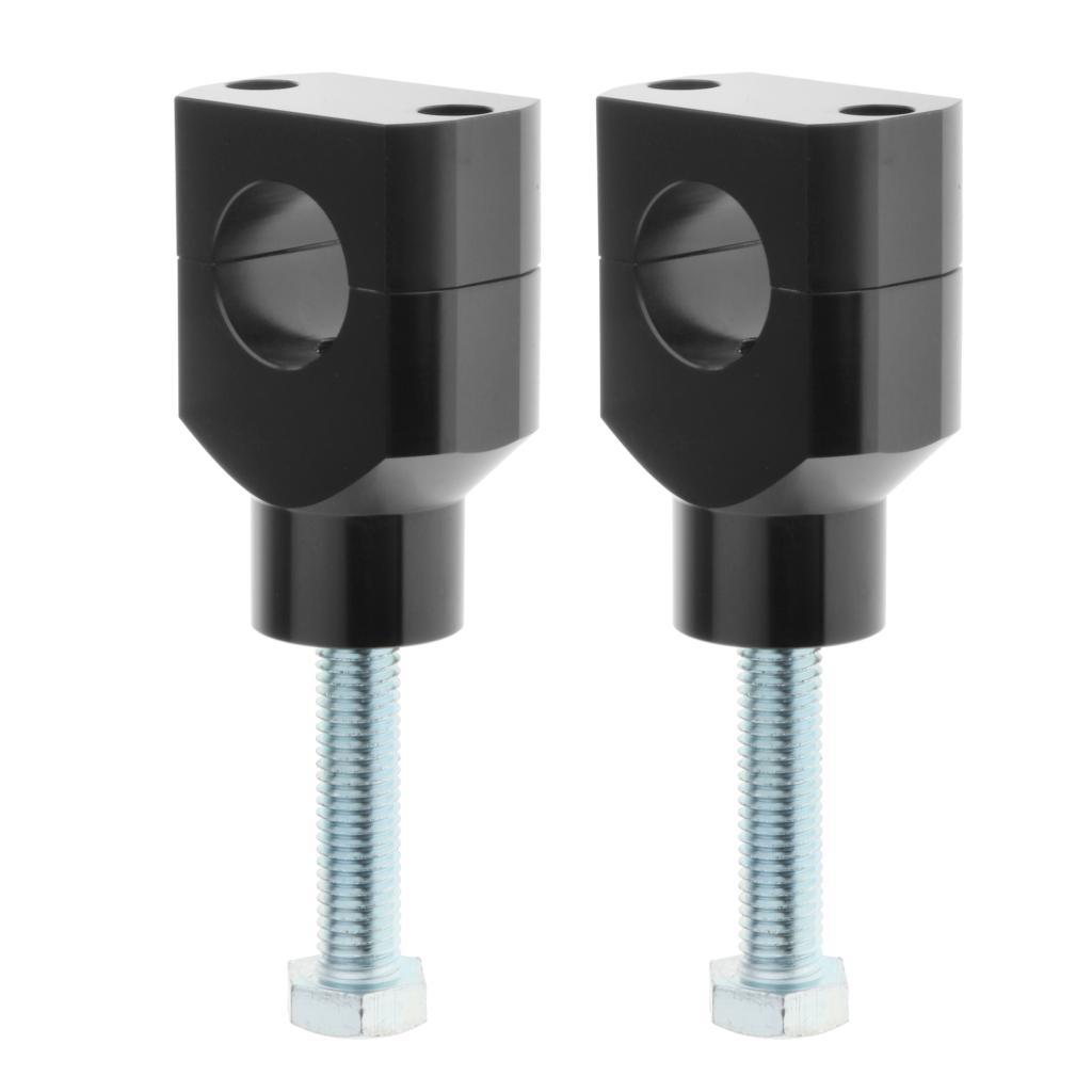 1" 25mm Handlebar Riser Clamp For Black