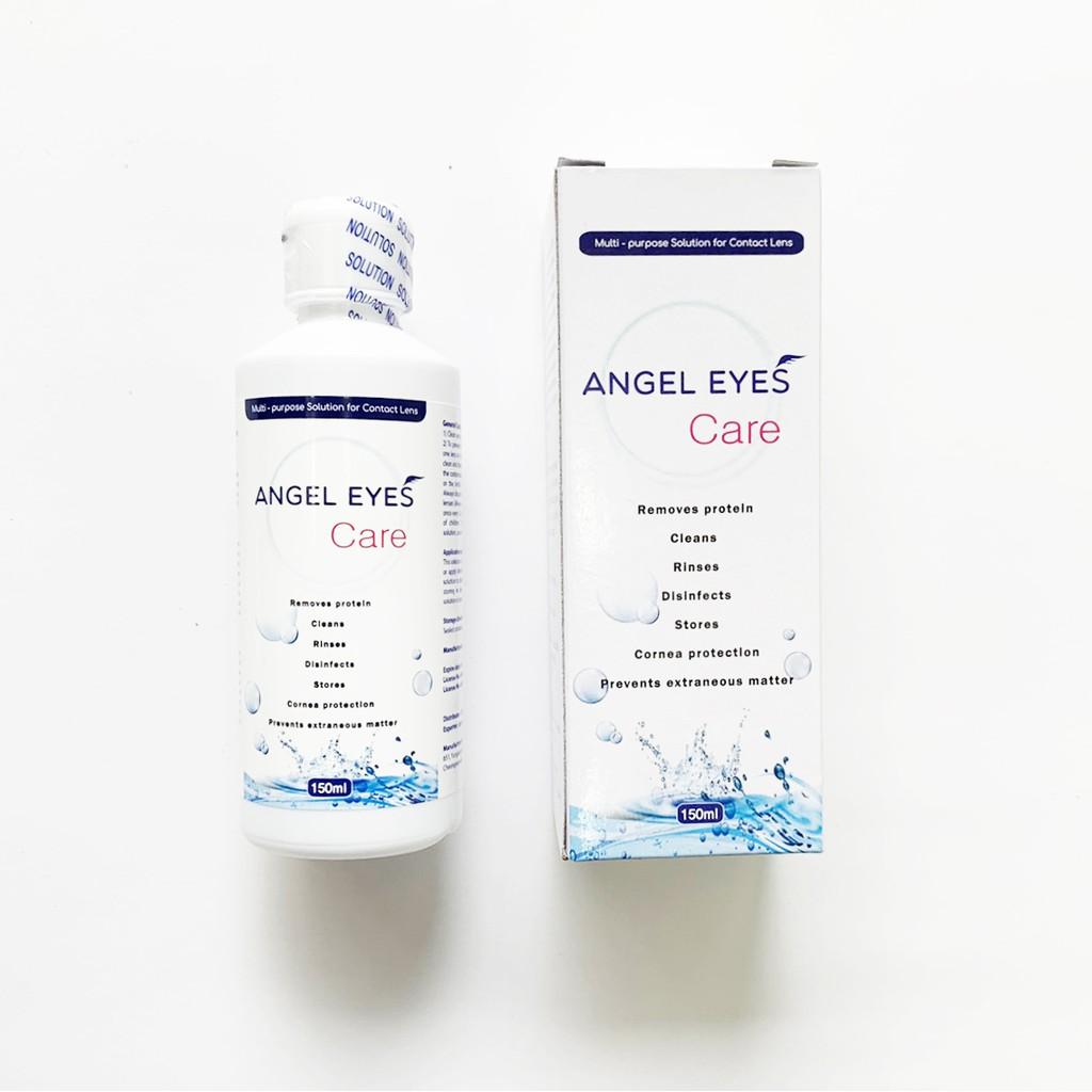 Nước ngâm lens Angel Eyes Care 150ml cao cấp dành cho mắt nhạy cảm