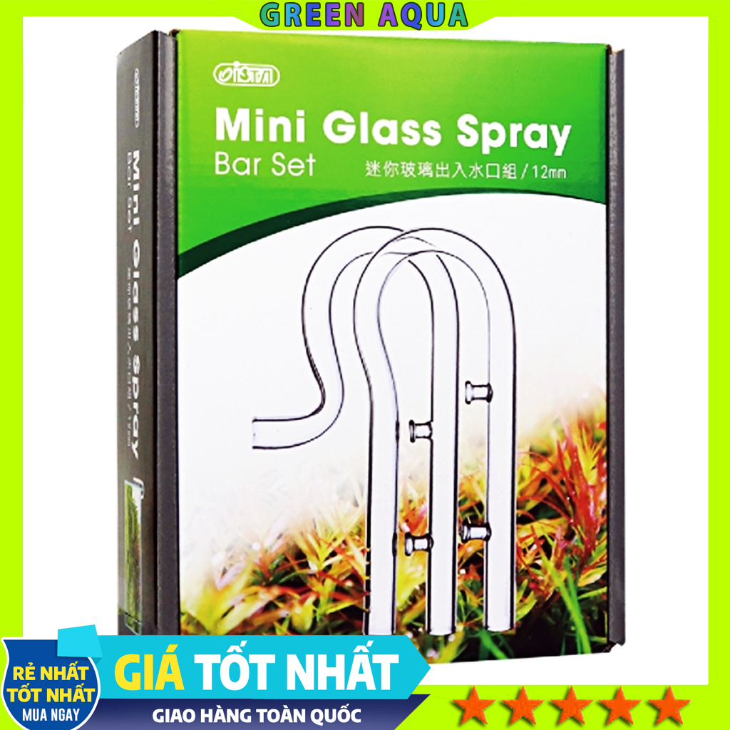 ISTA - Mini Glass Spray Bar Set | Bộ In Out mini cho hồ cá thủy sinh