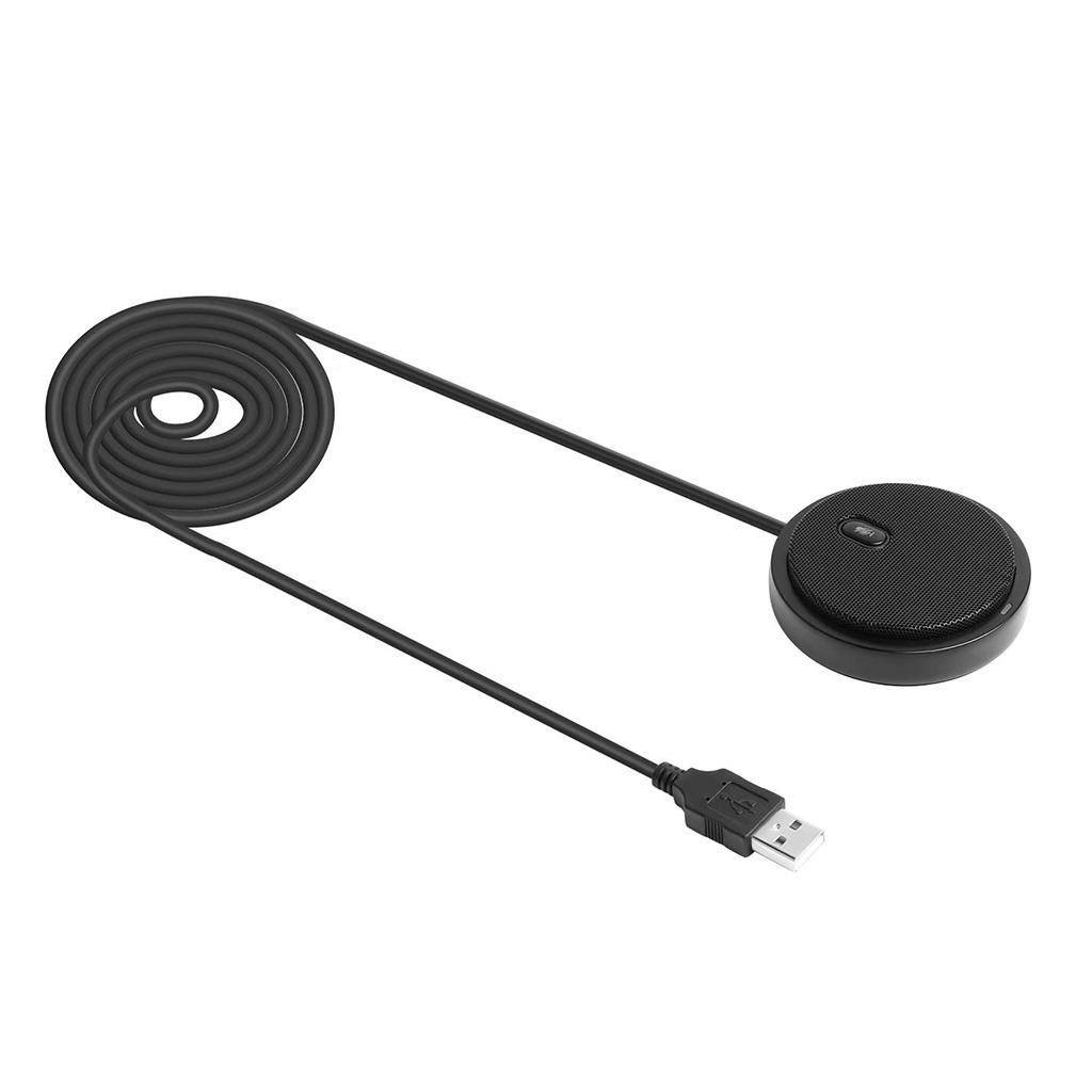 USB Microphone PC Laptop Stereo Omnidirectional Condenser for for Business Video Conference, Recording, Chat, Skype, Online Meeting, Gaming