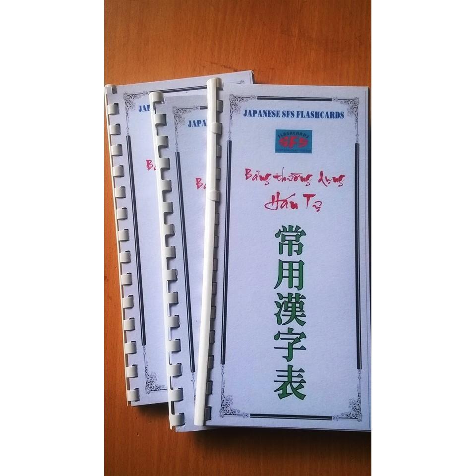 Bảng tra hán tự tiếng Nhật cơ bản đầy đủ