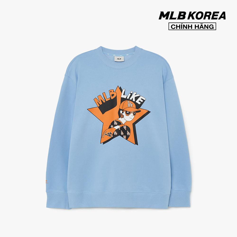 MLB - Áo sweatshirt unisex tay dài Like Cartoon Overfit 3AMTL0231