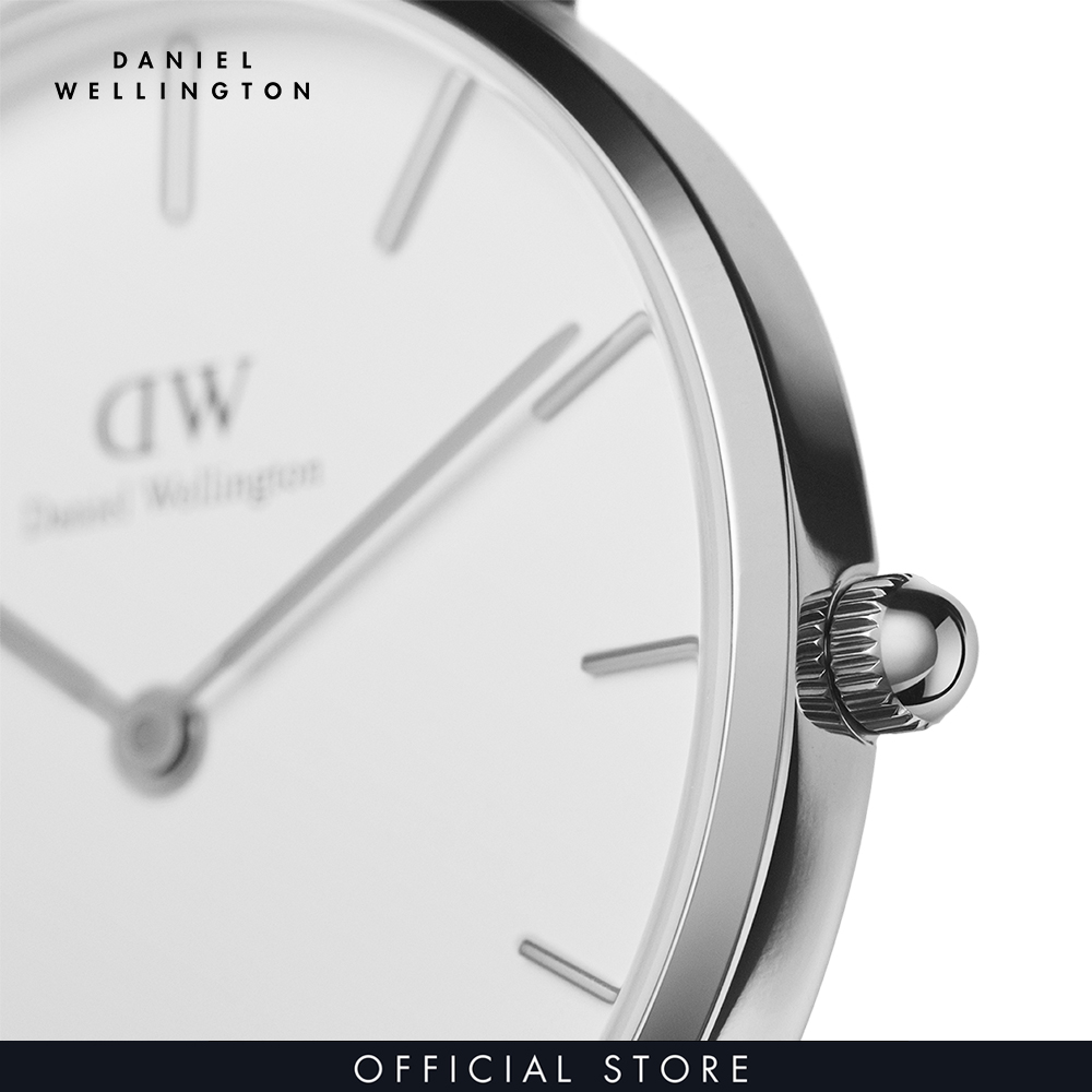 Đồng hồ Nữ Daniel Wellington dây da - Petite Sheffield 28mm DW00100242