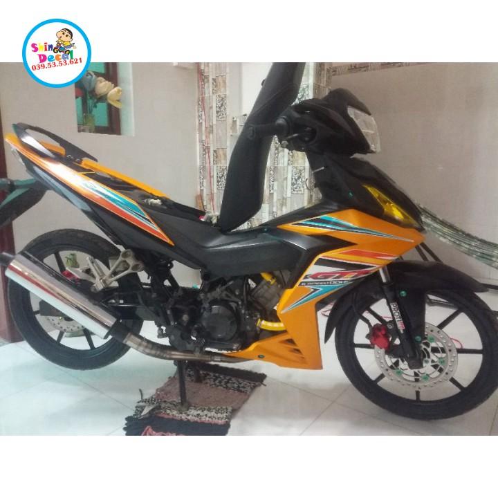 Tem rời winner dán xe vàng