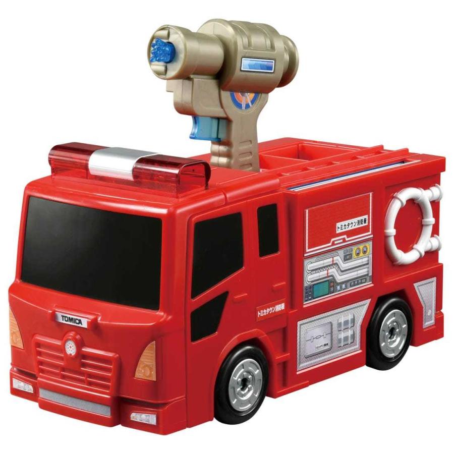 Bộ đồ chơi TOMICA WORLD Transform! FIRE TRUCK-FIRE