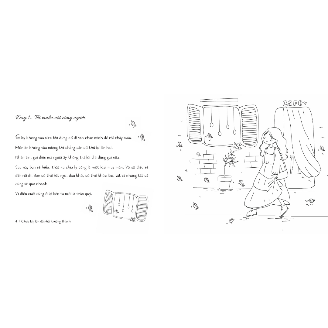 Sách Chưa Kịp Lớn Đã Phải Trưởng Thành - Tô Màu Cuộc Sống