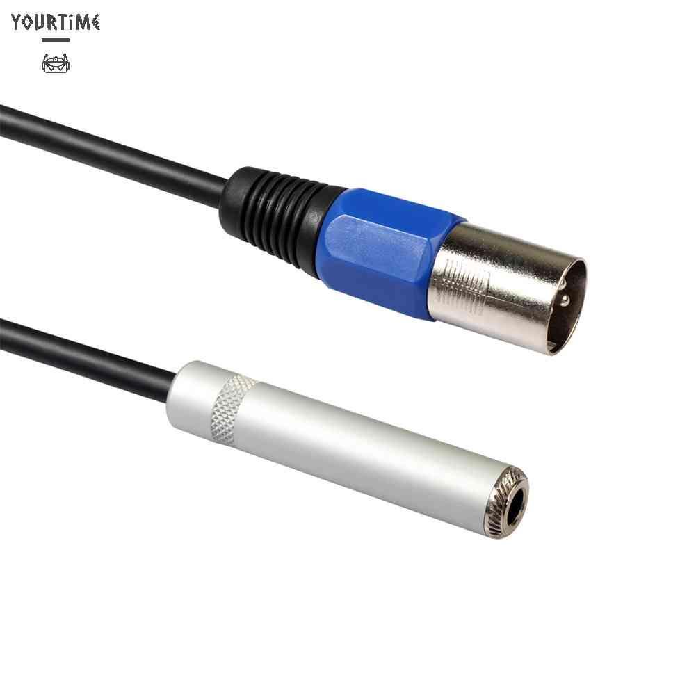 Cáp ChuyểN ĐổI Âm Thanh 0.3m XLR 3Pin Sang 6.35mm
