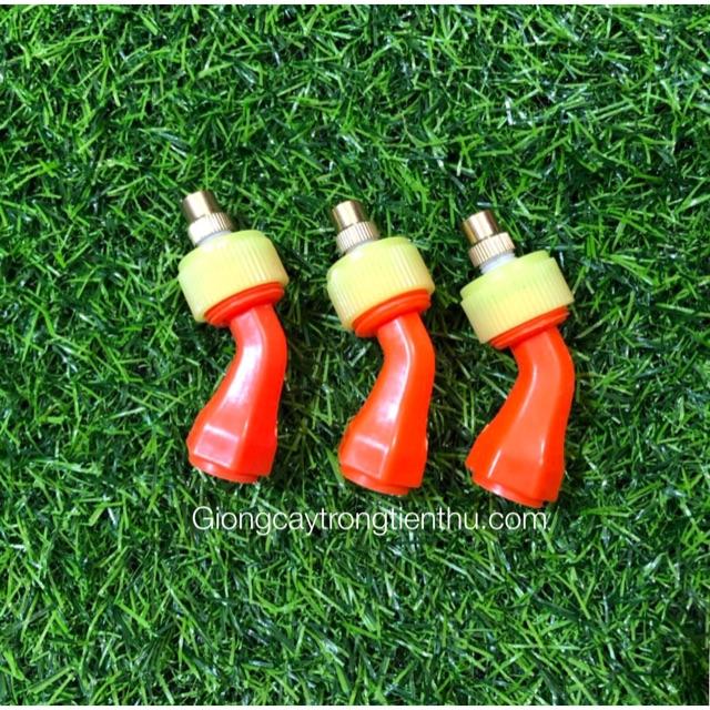 BÉC TƯỚI PHUN 1 ĐẦU REN ĐỒNG 13mmm CHẤT LƯỢNG CAO 3 cái